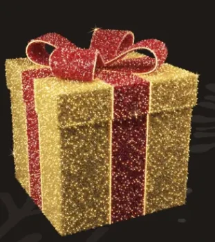 CD130-139Duzadekoracjawolnostojacapodswietlona3DprezentzigliwiazłotyFotopointiluminacjaLed180cmxmassdecorationChristmas Decor.webp