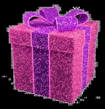 CD130-140Duzadekoracjawolnostojacapodswietlona3DprezentzigliwiafioletowyFotopointiluminacjaLed230cmxmassdecorationChristmasDecor.webp