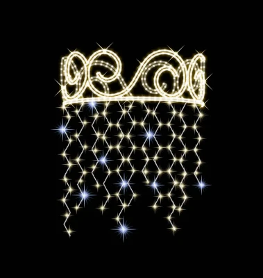CD120-018 Fala z soplami 3D latarniowiec Dekoracje LATARNIOWE 3D iluminacja 135 cm xmass decoration Christmas Decor.webp